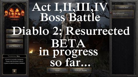Diablo 2 Resurrected Beta Diablo 2 Resurrected Beta Date Leaks Via