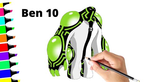 How To Draw Ben 10 Alien Character Ben Ten Upgrade Drawing For