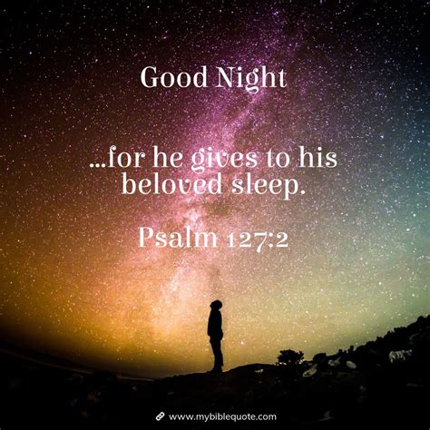Bible Verse Good Night Mybiblequote