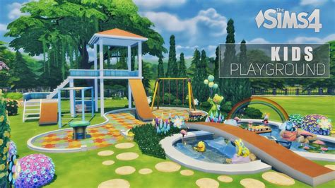 Colorful Kids Playground Nocc The Sims 4 Youtube