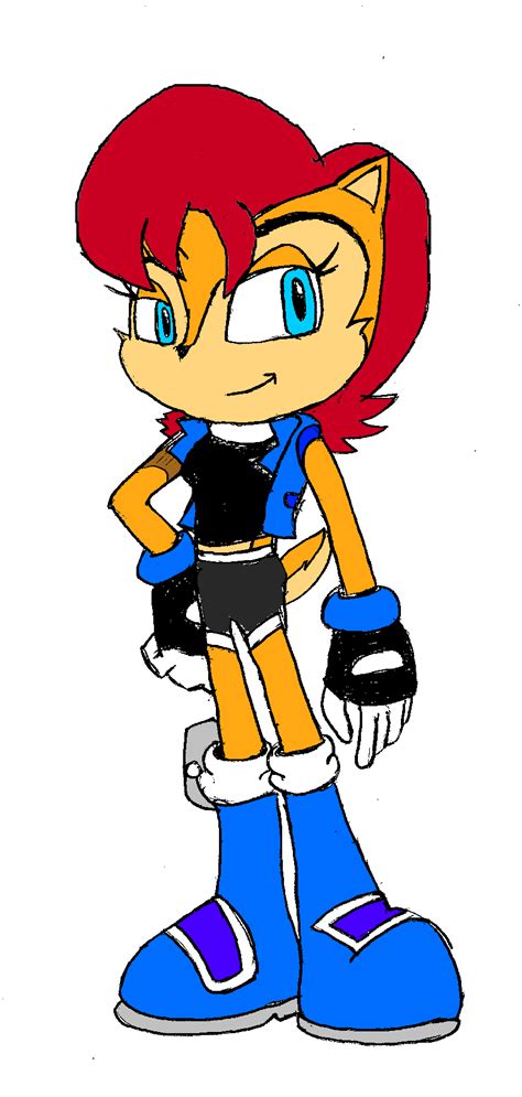 Sally Acorn New Outfit With A Little Gx By Frostthehobidon On Deviantart