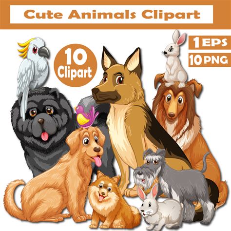 Cute Animals Clipart Made By Teachers