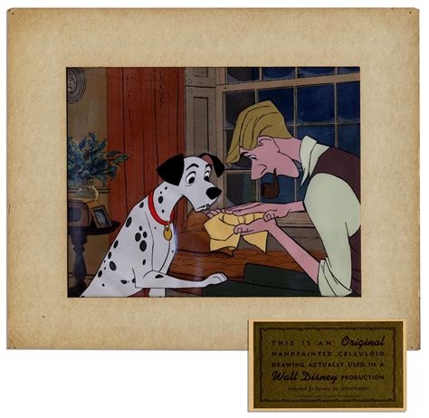 Lot Detail Disney 101 Dalmatians Animation Cel Frame From The