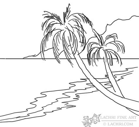 Pin By Morgan Cavanaugh On Art Palm Tree Drawing Beach Drawing Palm