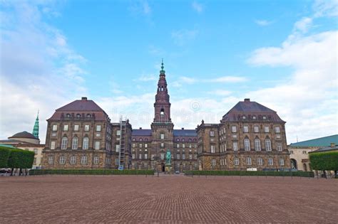 Historic Christiansborg Palace And Government Building In Central