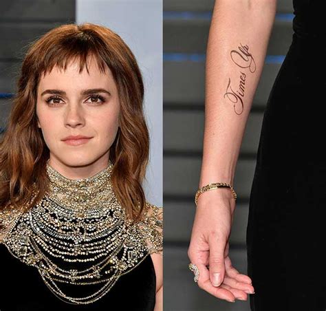 Por Causa De Erro Em Sua Tatuagem Emma Watson Quer Contratar Revisor