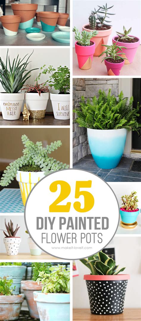 25 Diy Painted Flower Pot Ideasyoull Love