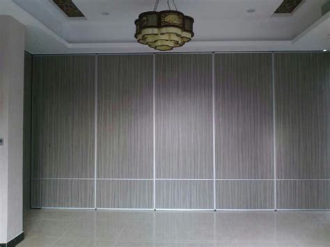 Noelle 38 w x 68 h metal single panel room divider. Customized Hotel Acoustic Room Dividers With Ceiling Track ...