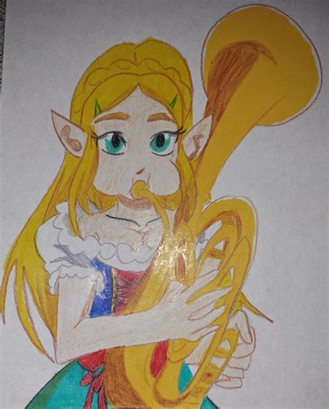 Princess Tuba Zelda By Nemuri01 On Deviantart