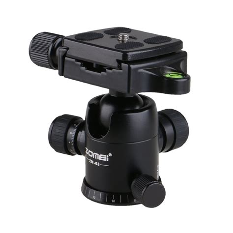 Zomei Zm 03 Photography Tripod Ball Head Ballheadquick Release Plate