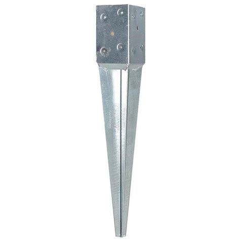 oz post 4 in x 4 in hot dipped galvanized wood to steel base 8 pack in the base and cap hardware