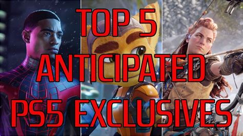My Most Anticipated Ps Exclusives Youtube