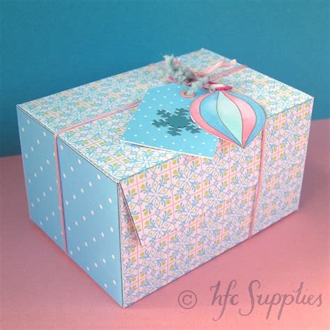 Hazel Fisher Creations More Printable Christmas Gift Boxes Christmas