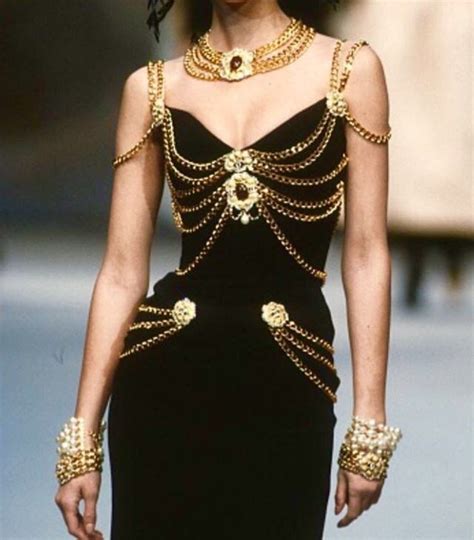 Chanel Couture 1992 Vestidos Versace Versace Ropa Moda