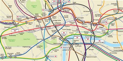 Geographically Accurate London Tube Maps Business Insider