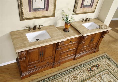 95 Inch Wide Cato Double Sink Vanity Very Large Vanity Large Double