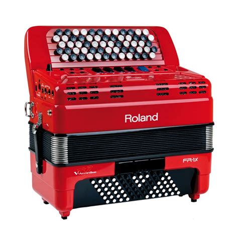 Roland Fr Xb Rd V Accordion Accord On Boutons Rouge Bax Music