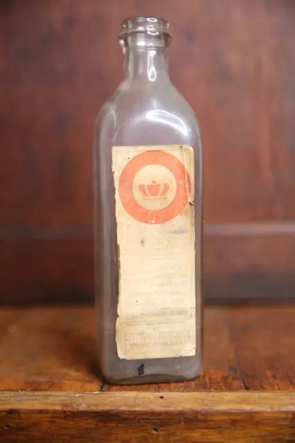 Antique Egyptian Chemical Co Glass Embalming Poison Bottle Empty Apothecary Jar 135 00 Picclick