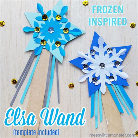 Elsa Magic Wand Template