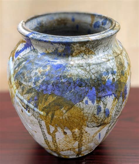 Handmade Ceramic Vase With Self Made Glaze Etsy