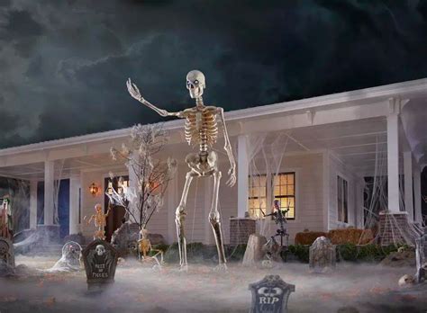 The 12 Foot Tall Home Depot Skeleton Is Back Updated Spy