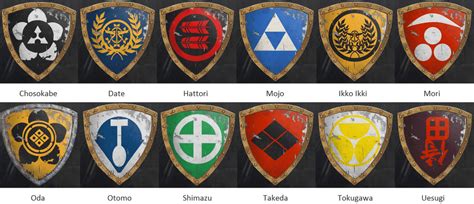 Shogun 2 Total War All Factions Emblems Recreated In For Honor Forhonor
