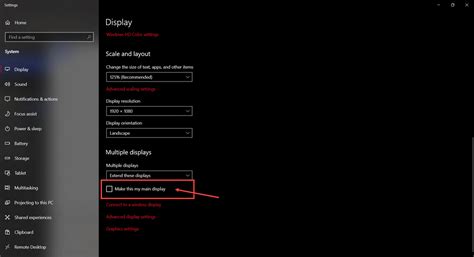 How To Change The Primary Monitor In Windows 10