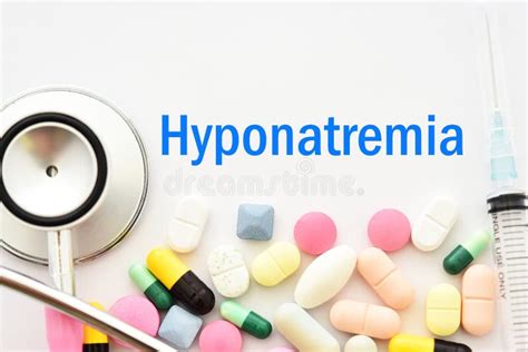 Drugs For Hyponatremia Treatment Stock Image Image Of Injection