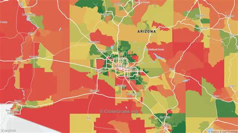The Safest And Most Dangerous Places In Maricopa County Az Crime Maps