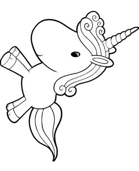 Chibi Unicorn Girl Coloring Pages