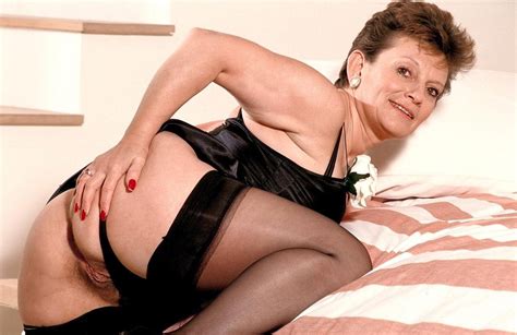 Horny Granny In Lingerie And Stockings Loves Strip Teasing Porn