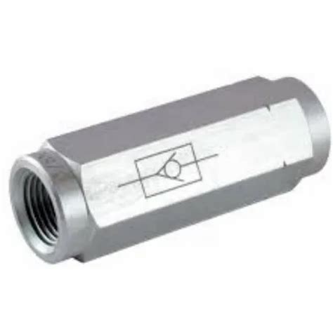 Samratpolyhydron Ms Hydraulic Inline Check Valves For Industrial At