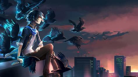 1366x768 Night Lights Anime 1366x768 Resolution Hd 4k Wallpapers Images Backgrounds Photos