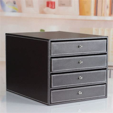 Available unfinished, factory finished or custom finished. a4 office 4 drawer wooden leather desk file cabinet drawer ...