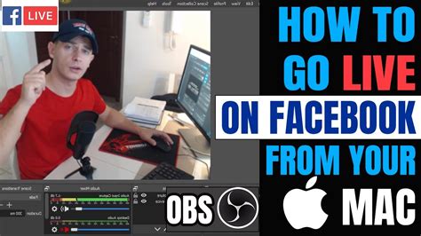 How To Live Stream On Facebook With Obs On Mac Tutorial Youtube