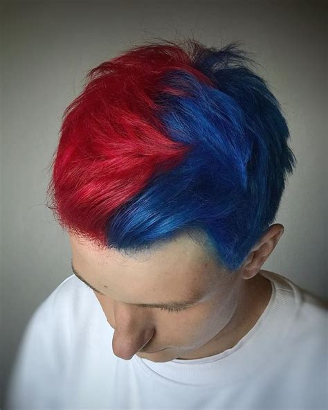 Red And Blue Hair