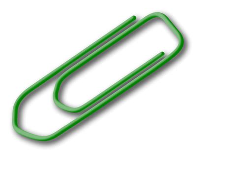 Paper Clip Free Stock Photo Illustration Of A Paper Clip 16540