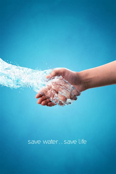 Save Water Save Life By Banan Shakarnah Via Behance Arte En Agua