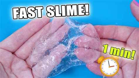 How To Make Clear Slime Fast Instant Clear Slime In 1 Minute Youtube