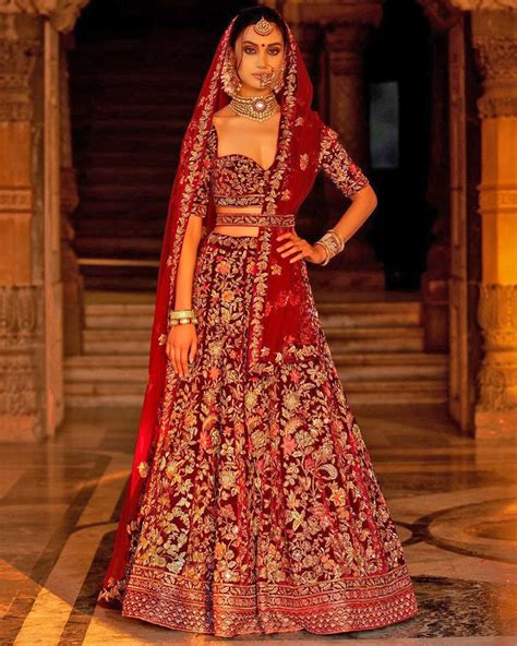 Modern Red Indian Wedding Dresses