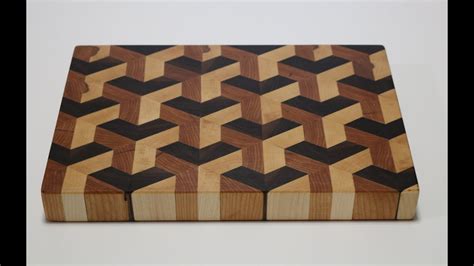 Making Awesome 3d End Grain Cutting Board Tutorial Youtube