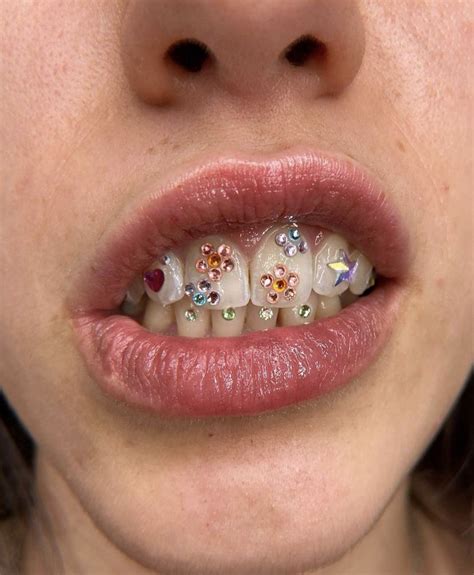 Teeth Jewelry Piercing Jewelry Grillz Teeth Mouth Piercings Diamond