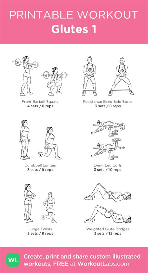 Workout Labs 6 Pack Abs Workout Body Workout Plan Butt Workout
