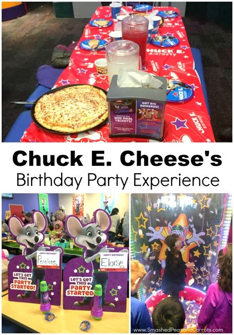 Chuck E Cheeses Birthday Party Experience Smashed Peas And Carrots