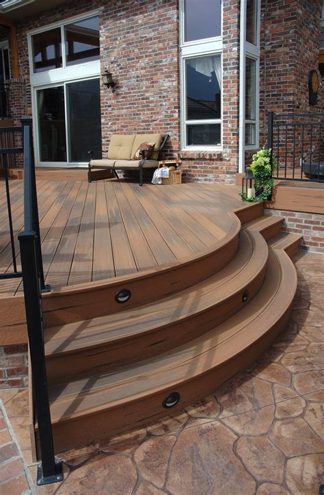 Impressive Wood Deck Ideas Plans Tips For 2019 Curved Patio Outdoor