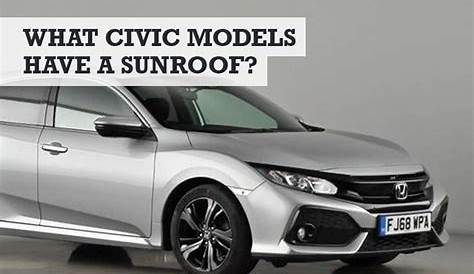 What Honda Civic Models Have a Sunroof? (Models Listed)