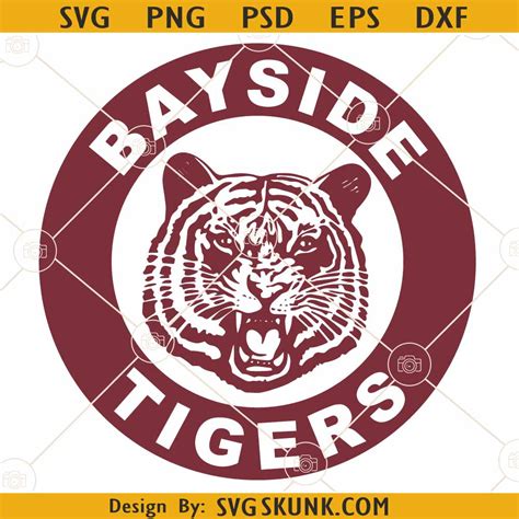 Bayside Tigers High School Logo Svg Saved By The Bell Svg Saved By