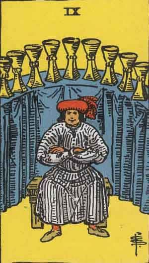 Each set of cards seems to have its own personality! Tarot Card by Card - Nine of Cups - The Tarot Lady