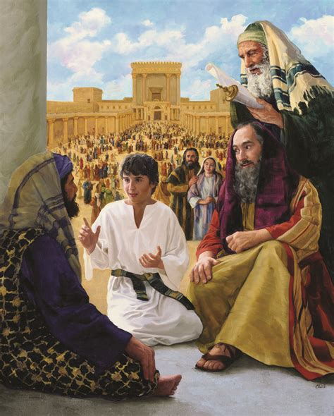 Boy Jesus In The Temple Bilscreen