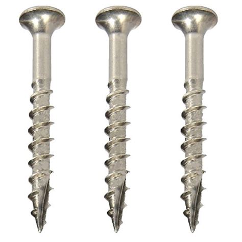 6 Stainless Steel Deck Screws Square Drive Wood And Composite Decking